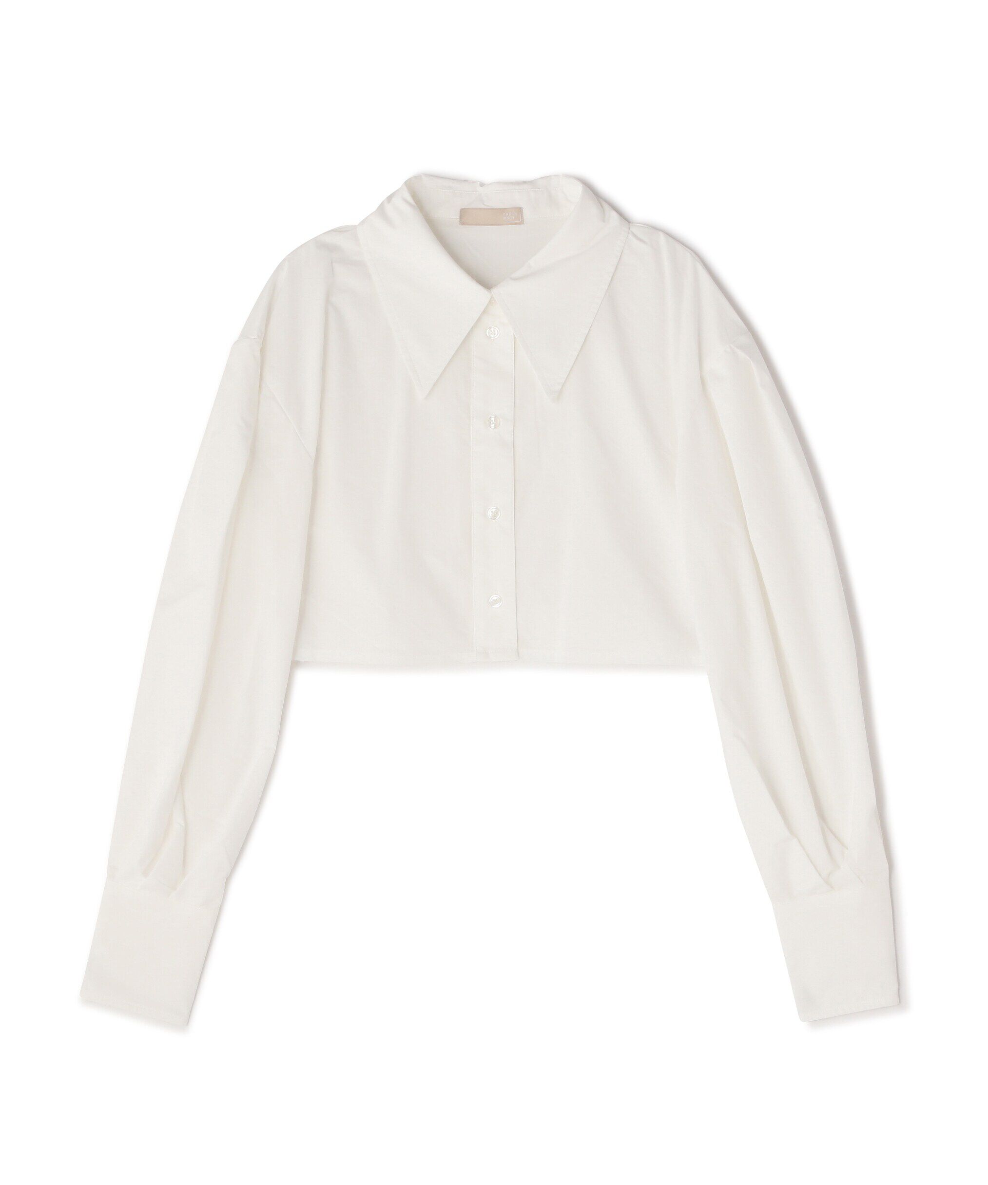  「ショート丈タックボリュームスリーブシャツ」|シャツ・ブラウス|