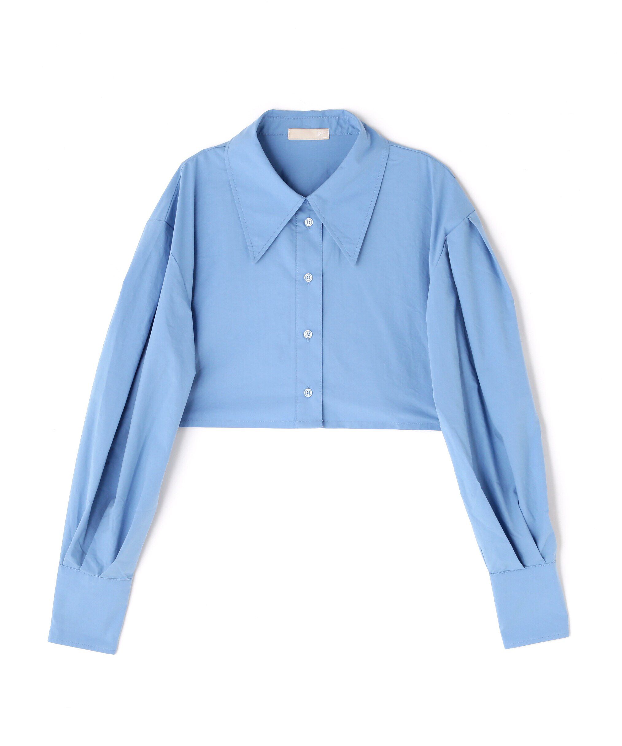  「ショート丈タックボリュームスリーブシャツ」|シャツ・ブラウス|