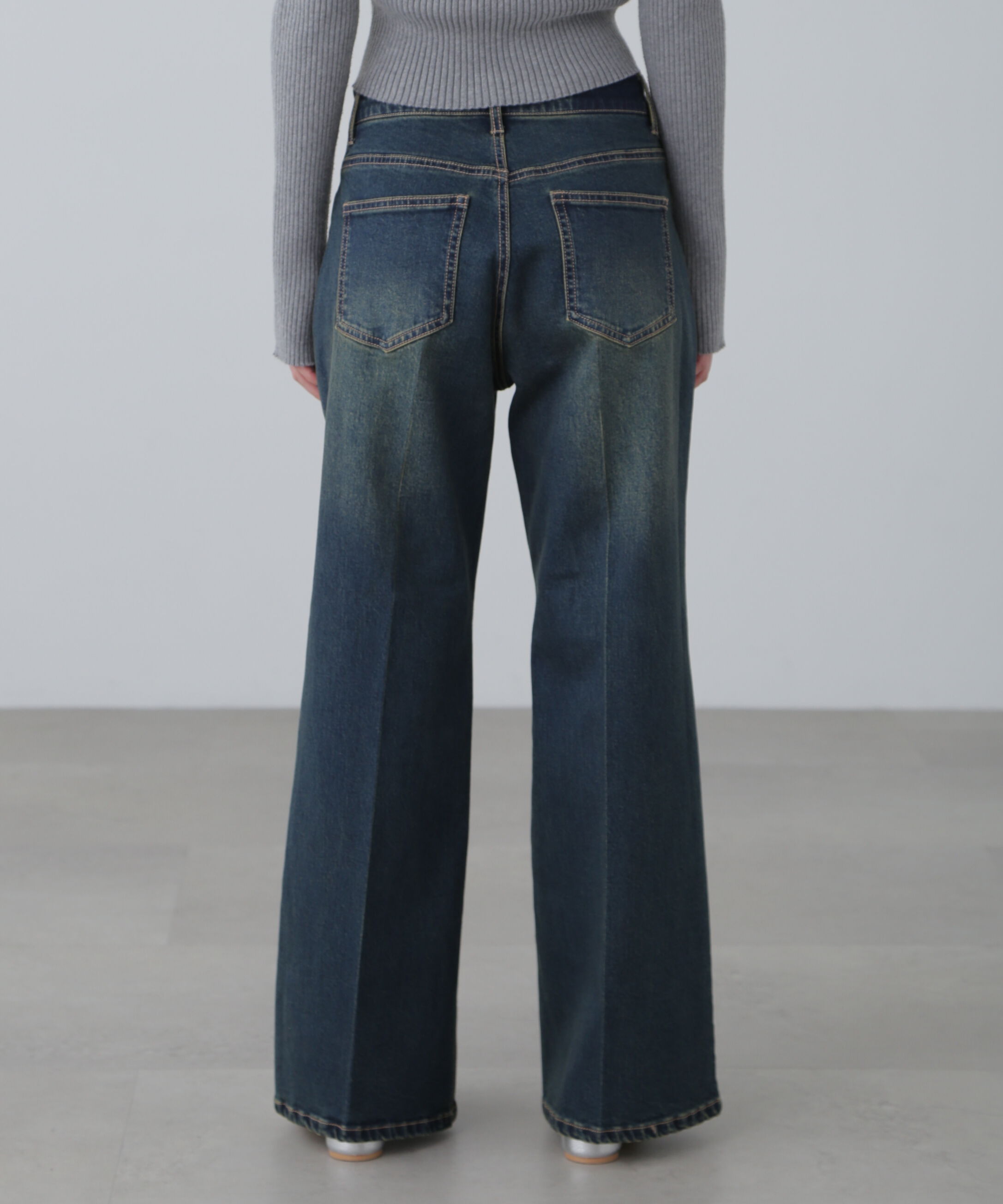  「センタープレスフレアデニムパンツ」|その他|