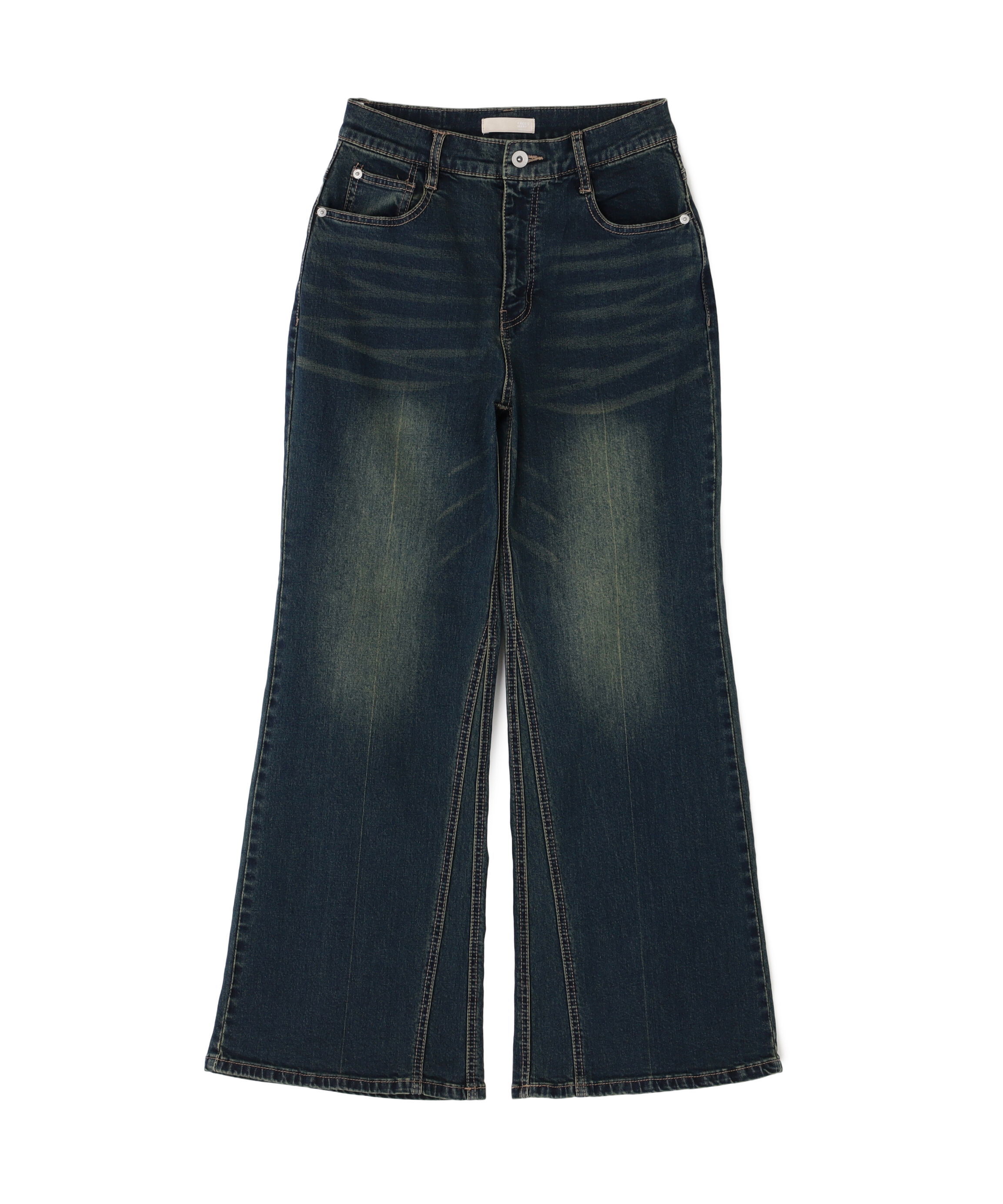  「センタープレスフレアデニムパンツ」|その他|