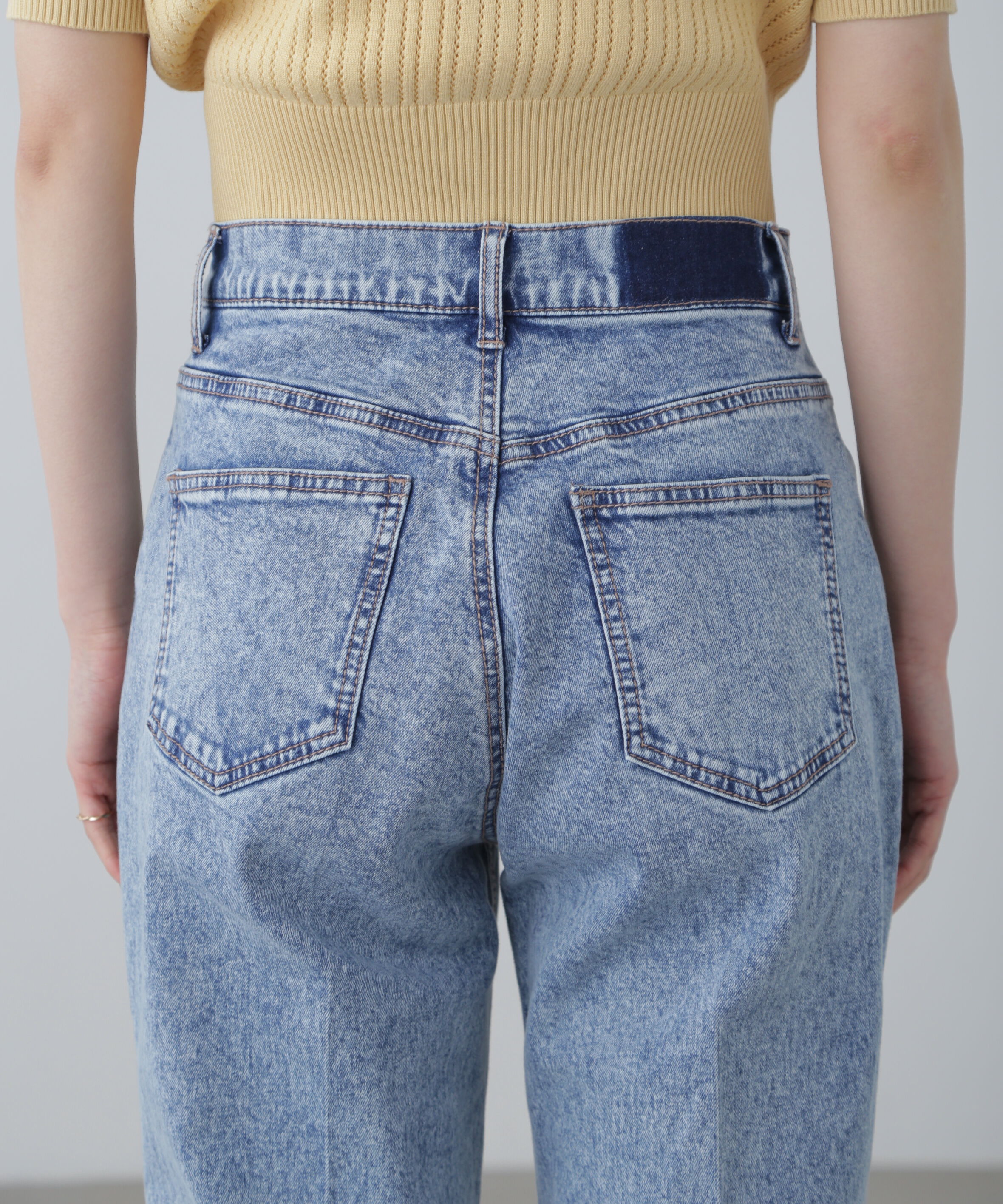  「センタープレスフレアデニムパンツ」|その他|