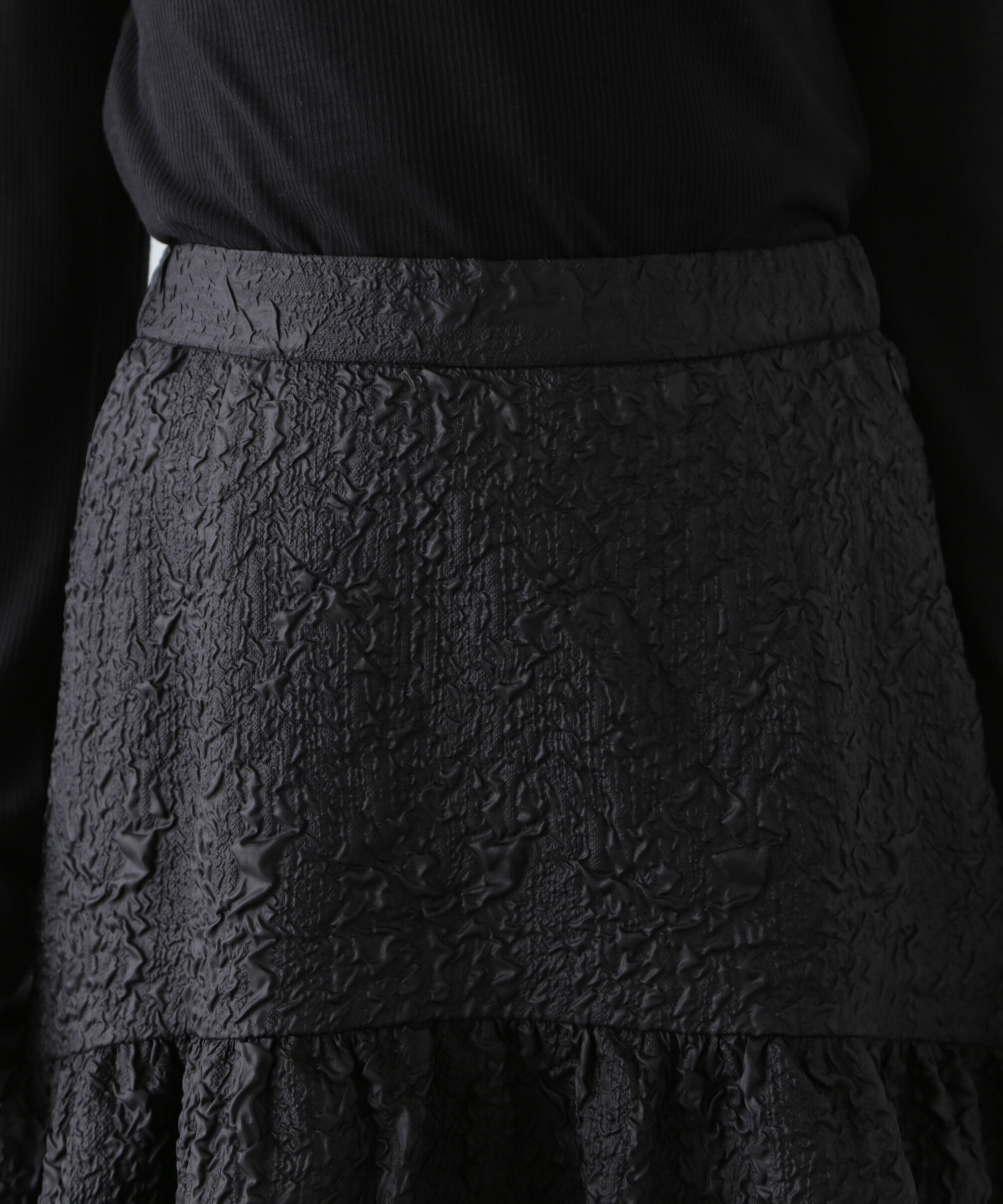  「エンボスティアードスカート」|スカート|