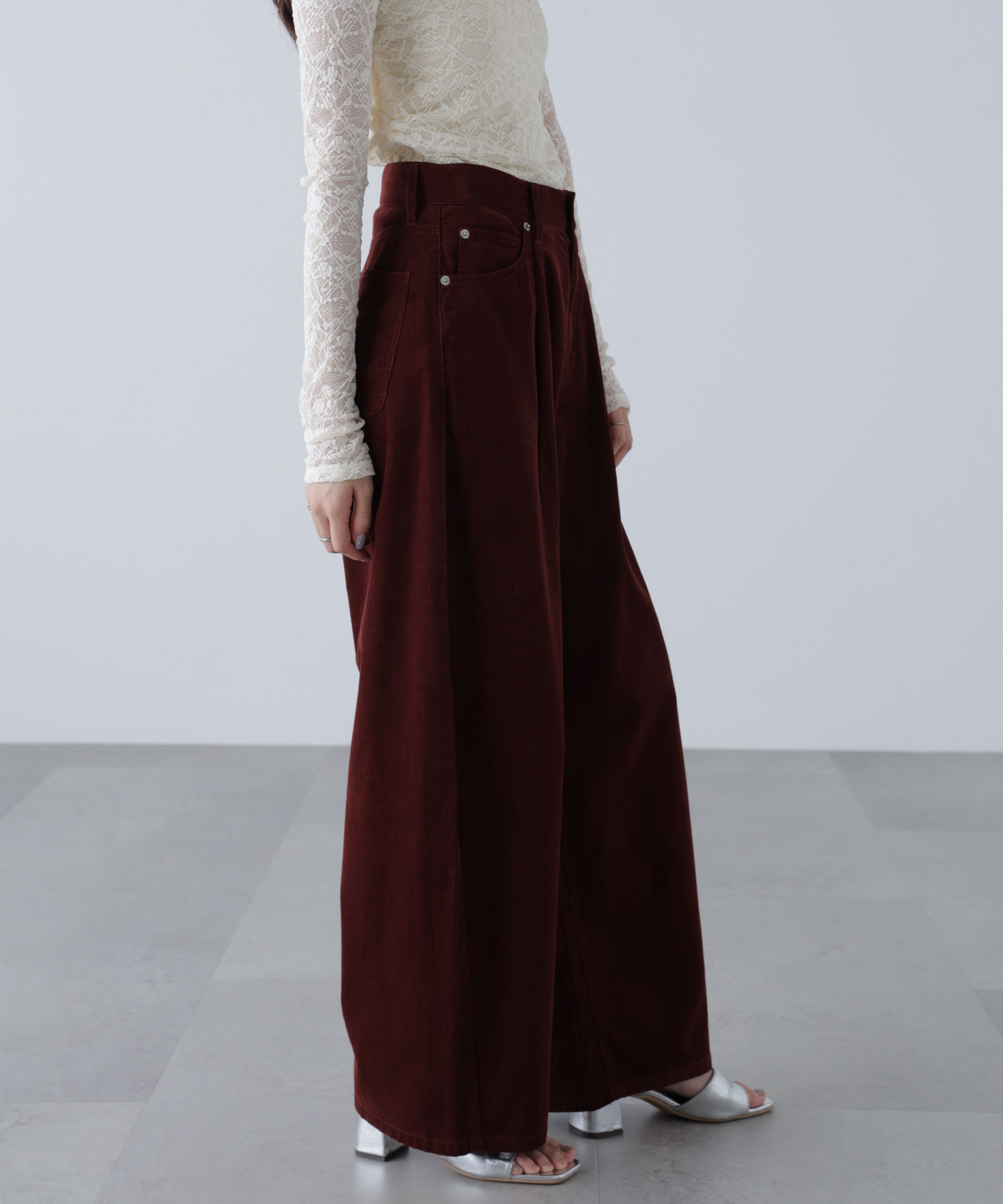  「コーデュロイタックコクーンパンツ」|その他|