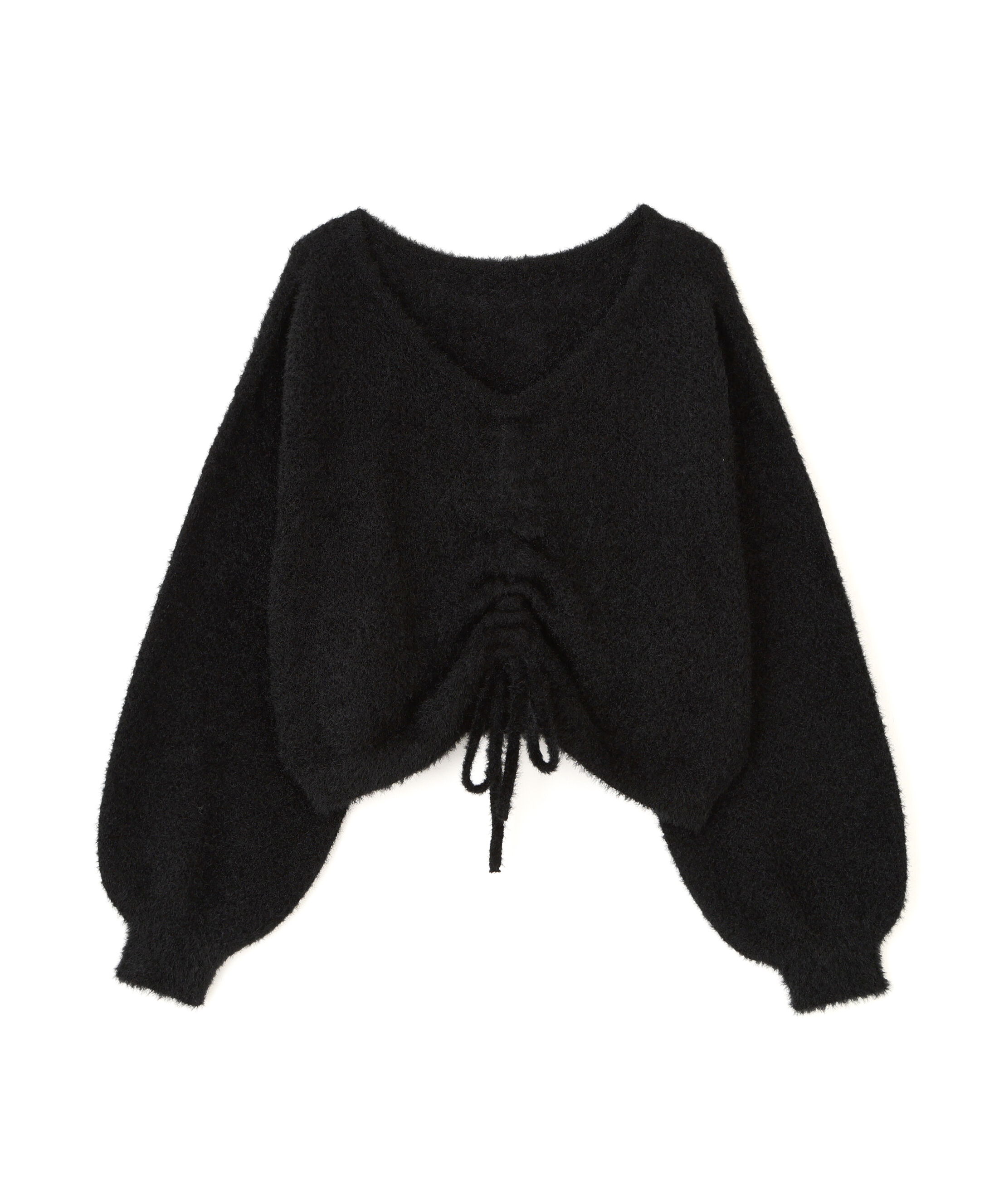  「前後2WAYドロストショート丈ニット」|ニット・セーター|