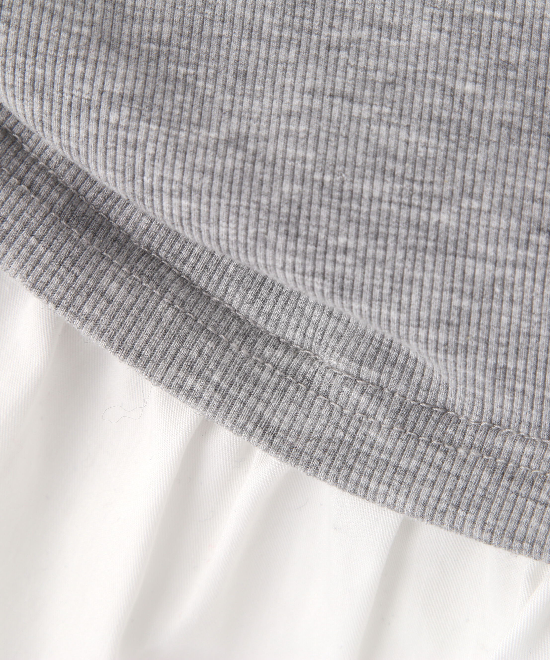  「布帛ドッキングサイドシャーリングカットソー」|Tシャツ・カットソー|