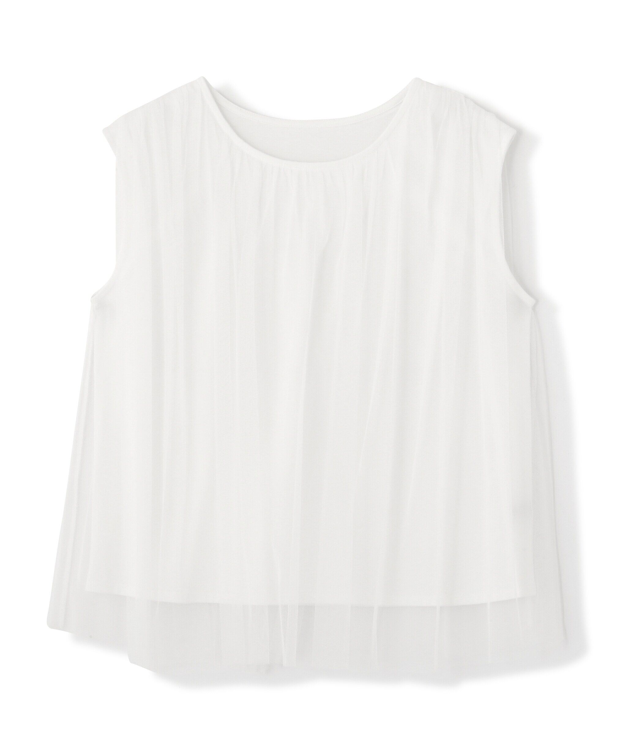  「ボリュームチュールトップス」|Tシャツ・カットソー|