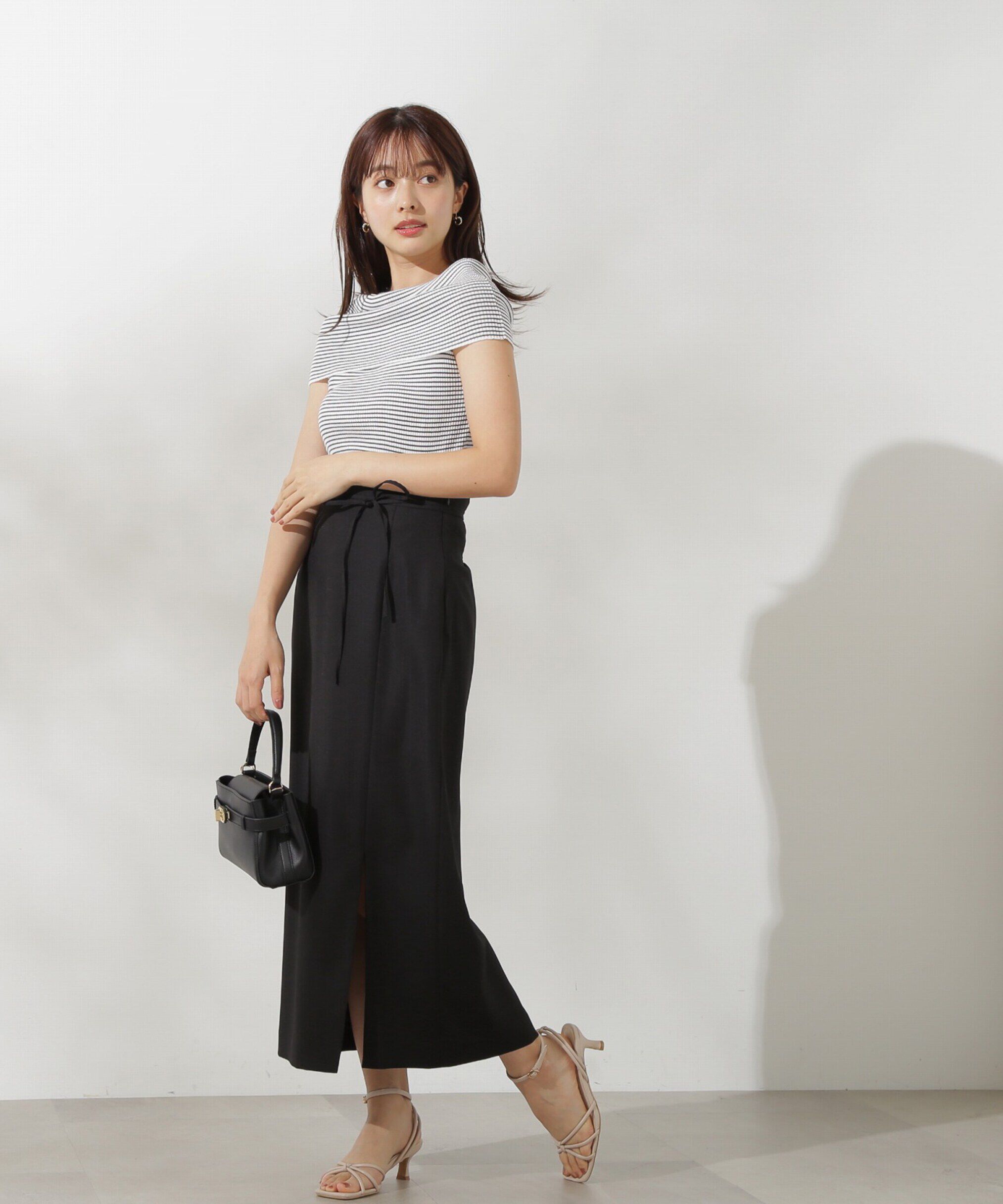 PROPORTION BODY DRESSING「オフショルノースリニット」|ニット・セーター|