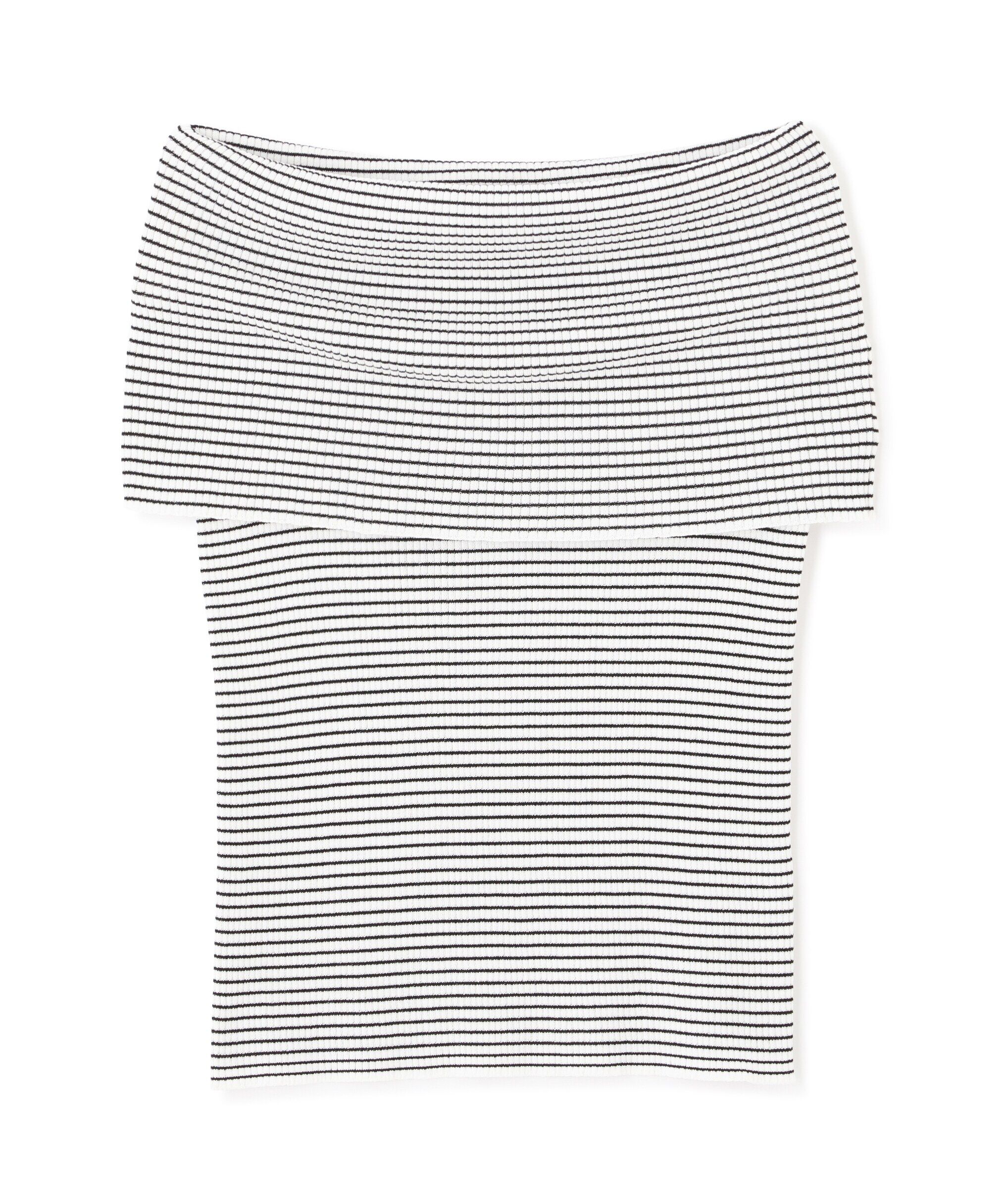 PROPORTION BODY DRESSING「オフショルノースリニット」|ニット・セーター|