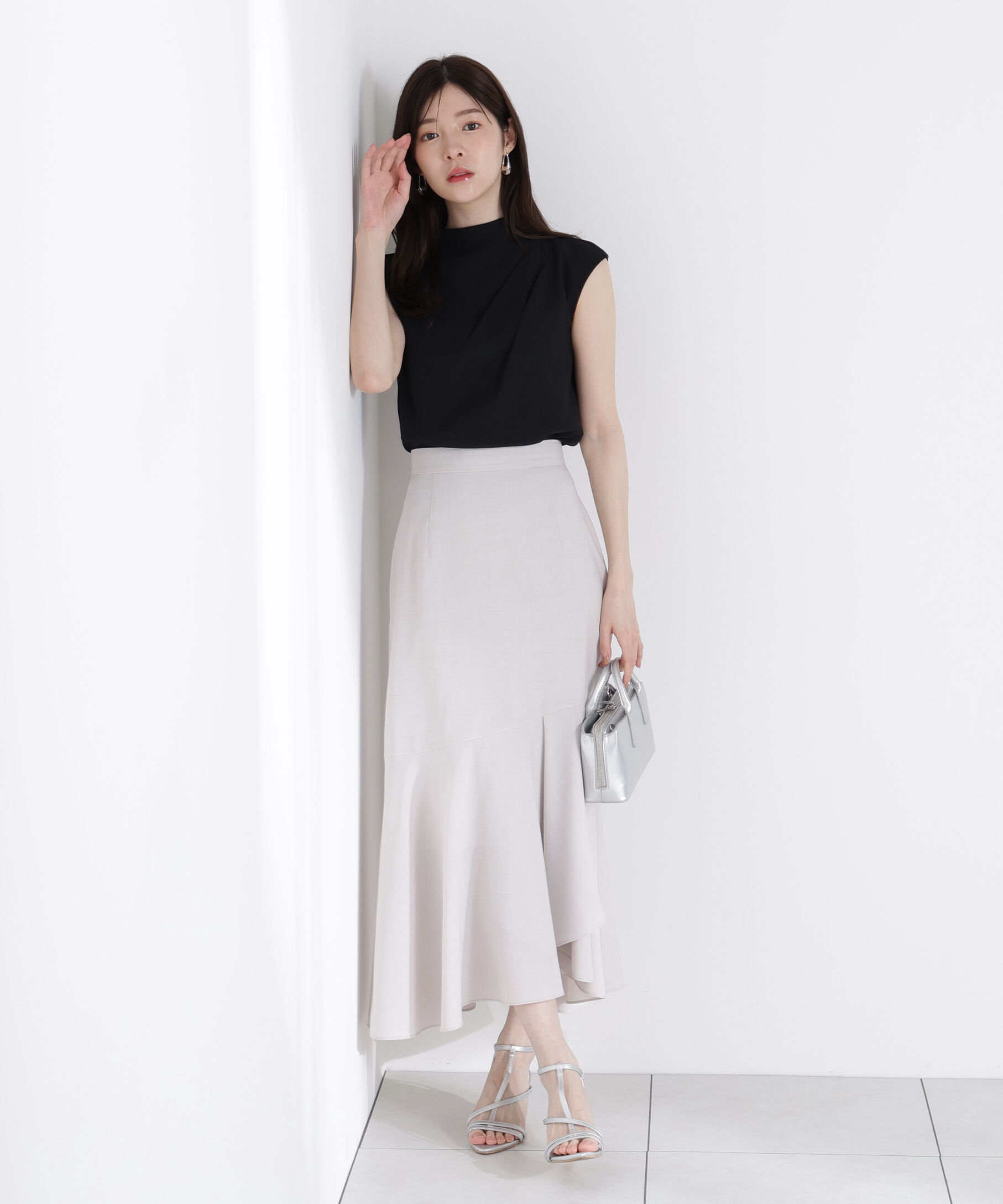 PROPORTION BODY DRESSING「楊柳アシメブラウス」|シャツ・ブラウス|