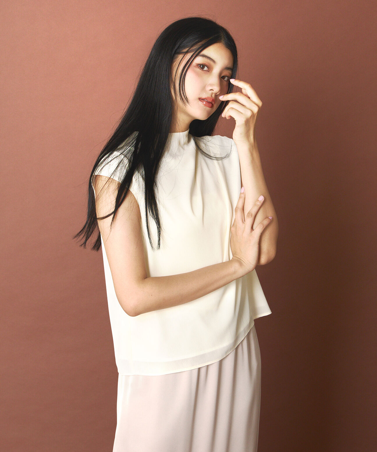 PROPORTION BODY DRESSING「楊柳アシメブラウス」|シャツ・ブラウス|