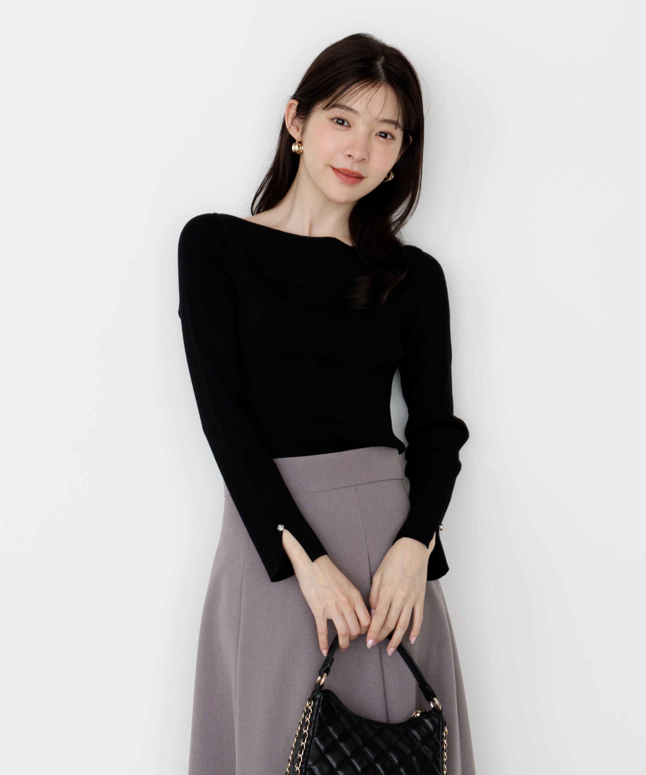 PROPORTION BODY DRESSING「＜ハンドウォッシャブル＞変わり編みリブニット 25AW」|ニット・セーター|