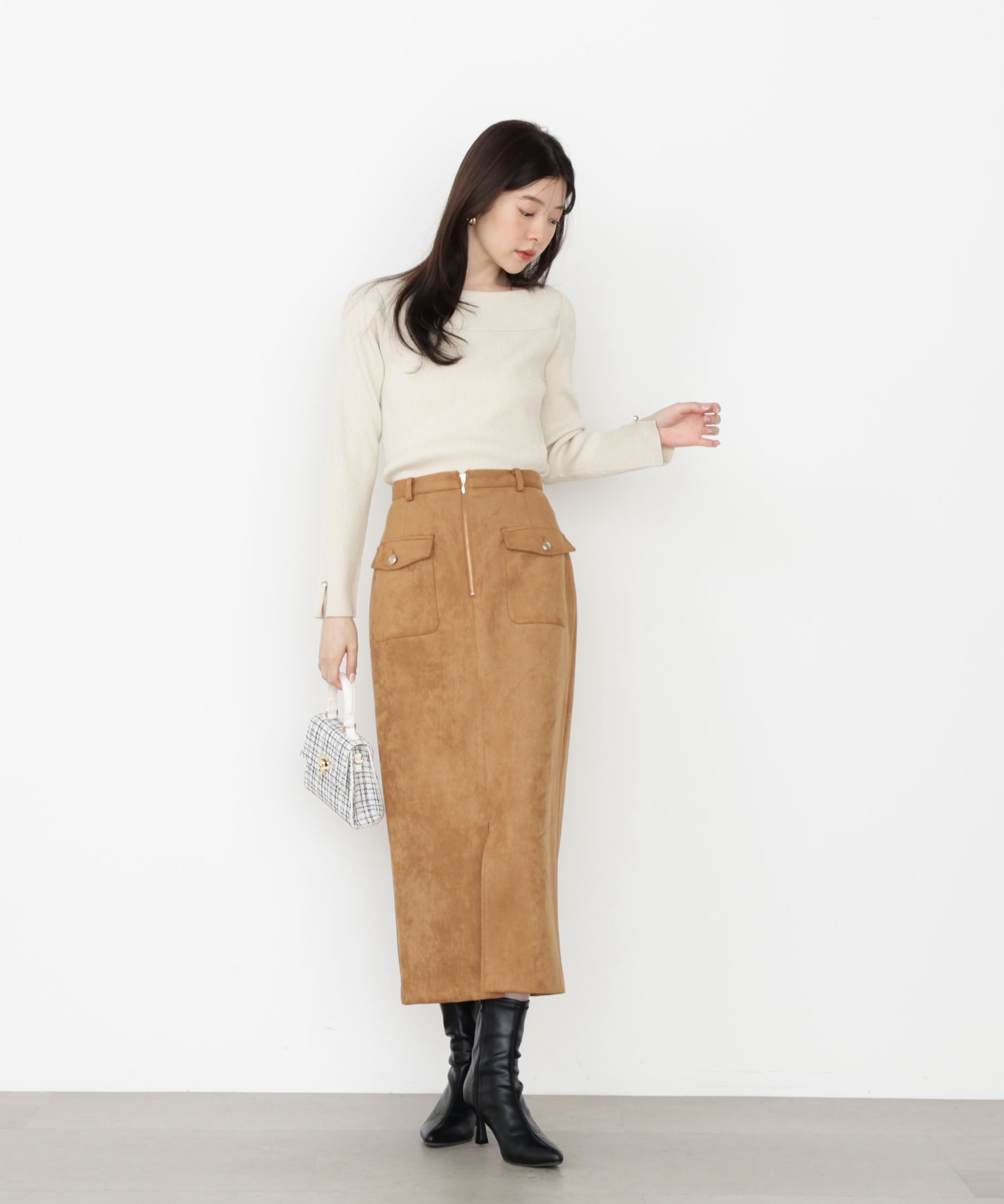 PROPORTION BODY DRESSING「＜ハンドウォッシャブル＞変わり編みリブニット 25AW」|ニット・セーター|