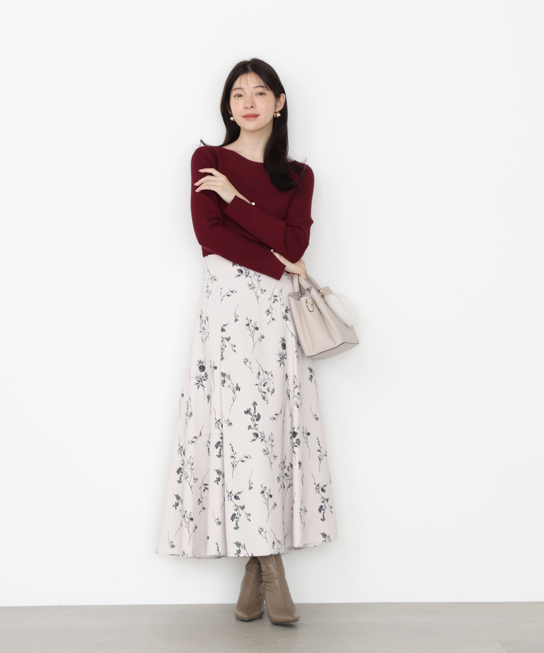PROPORTION BODY DRESSING「＜ハンドウォッシャブル＞変わり編みリブニット 25AW」|ニット・セーター|