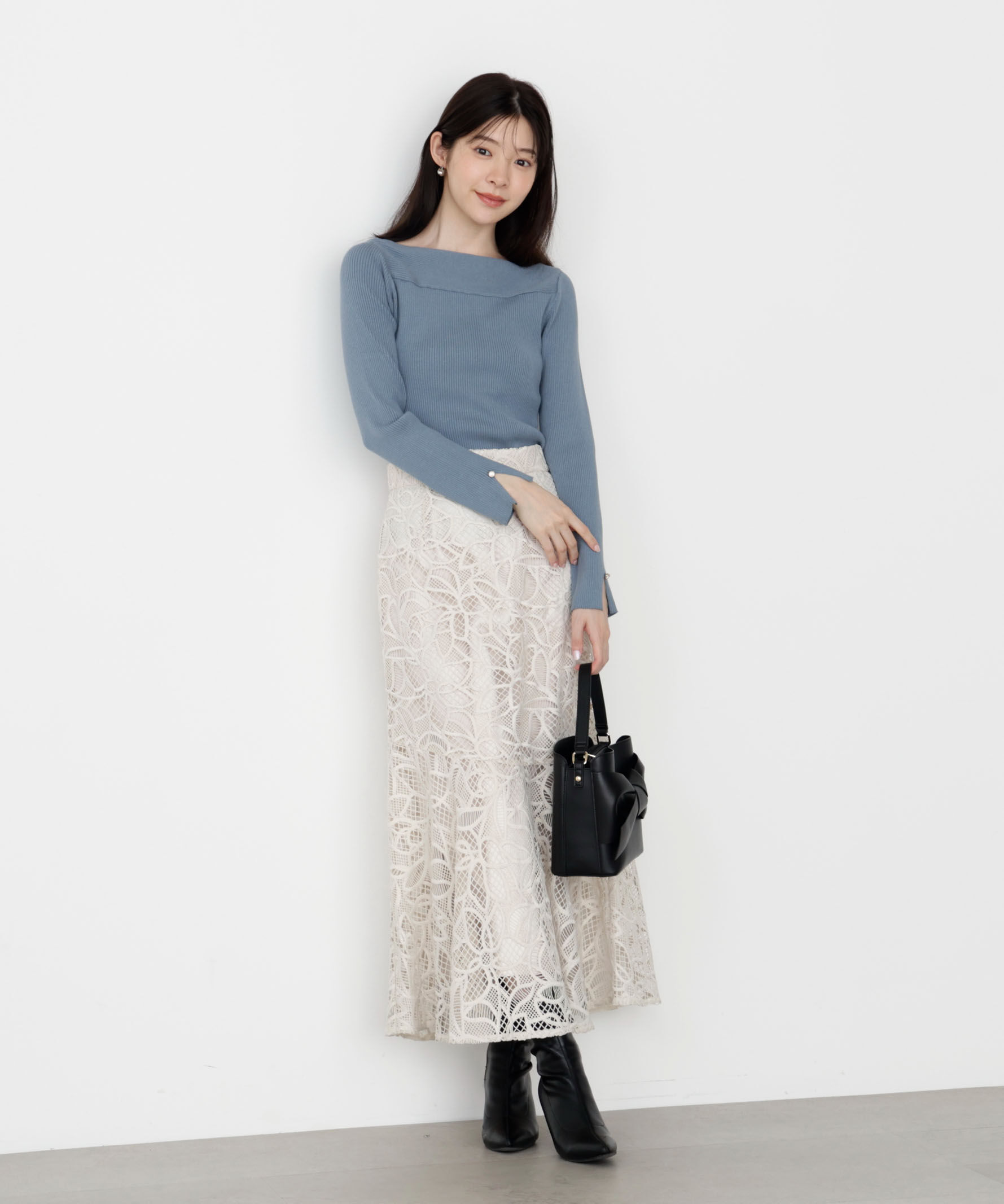 PROPORTION BODY DRESSING「＜ハンドウォッシャブル＞変わり編みリブニット 25AW」|ニット・セーター|