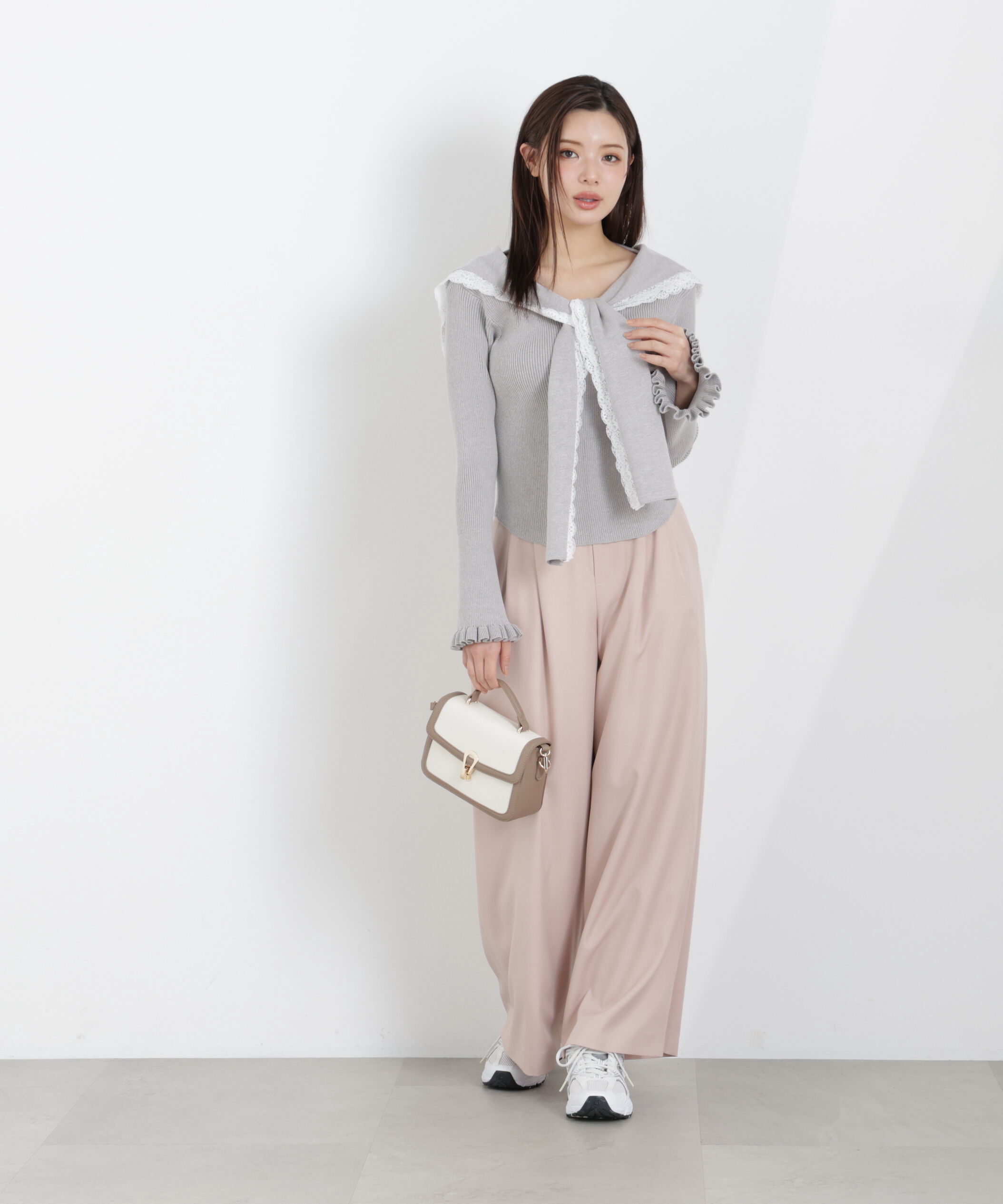 PROPORTION BODY DRESSING「ウエストリブワイドパンツ　26SS」|その他|