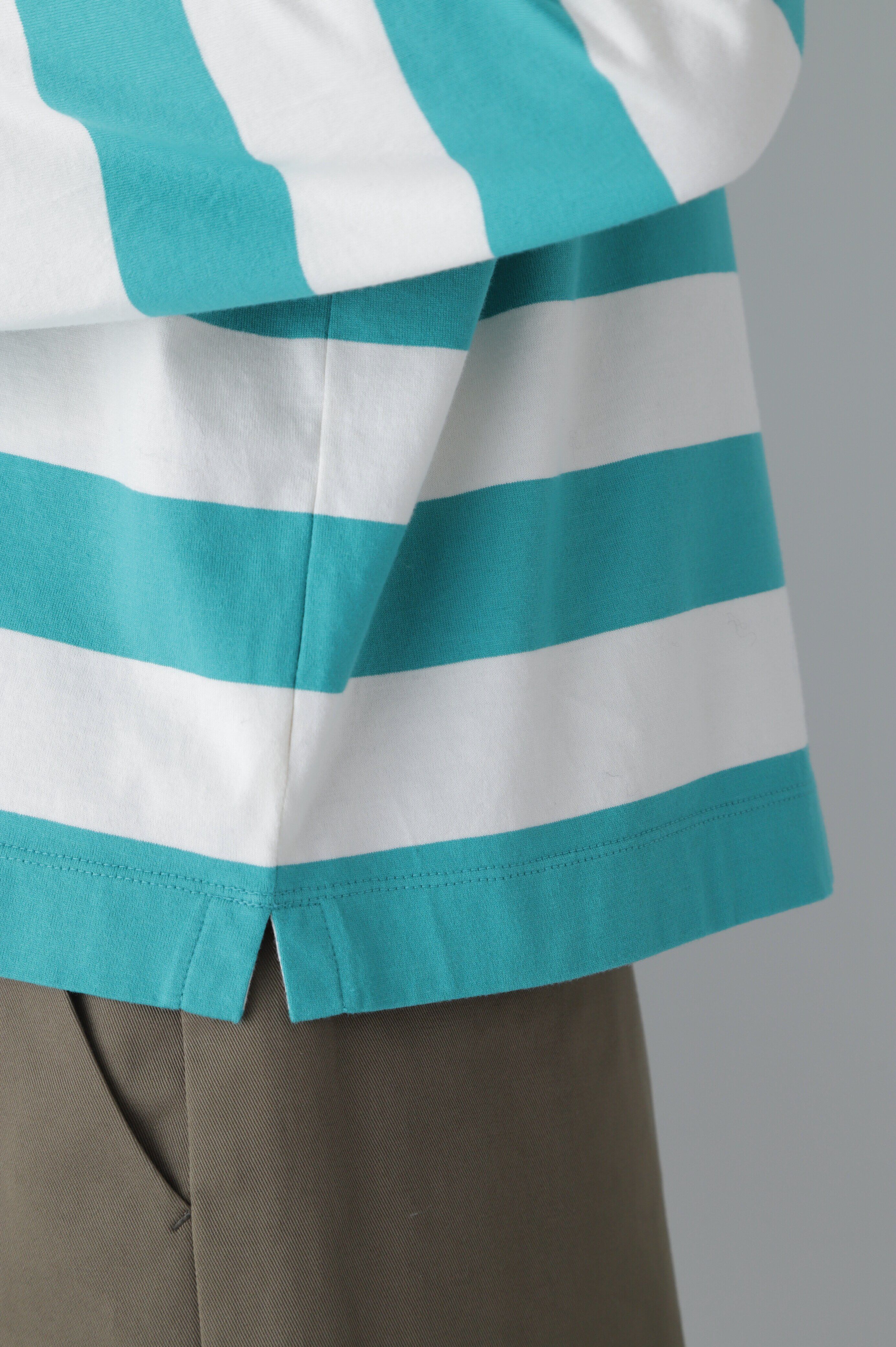  「◆太ボーダーカットソー」|Tシャツ・カットソー|