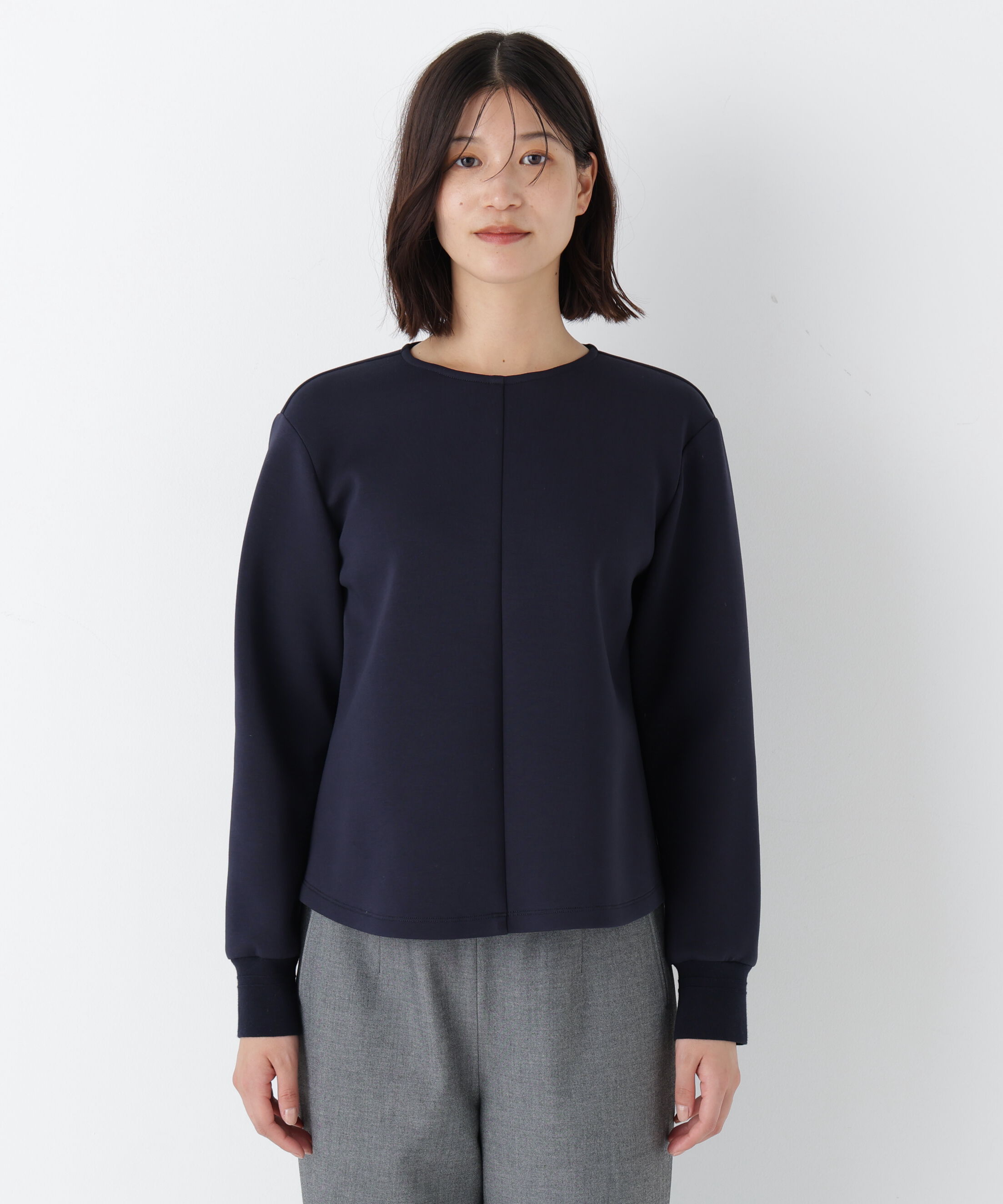  「◆ダンボールクルーネックプルオーバー」|シャツ・ブラウス|