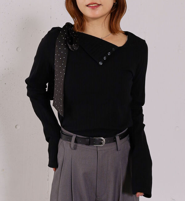 archives「肩リボンワンショルカットＴＯＰＳ」|Tシャツ・カットソー|