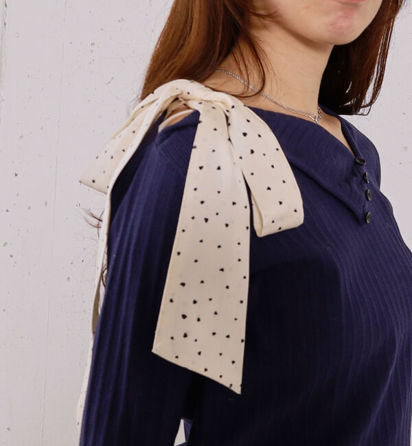 archives「肩リボンワンショルカットＴＯＰＳ」|Tシャツ・カットソー|