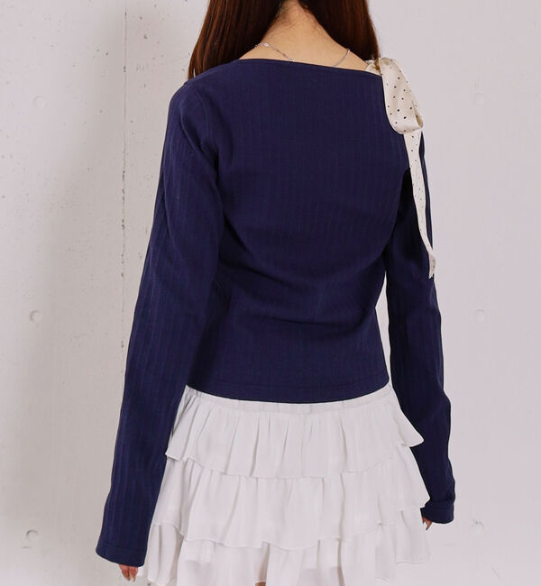 archives「肩リボンワンショルカットＴＯＰＳ」|Tシャツ・カットソー|