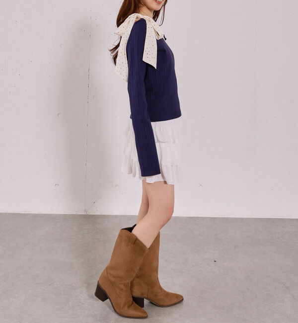 archives「肩リボンワンショルカットＴＯＰＳ」|Tシャツ・カットソー|