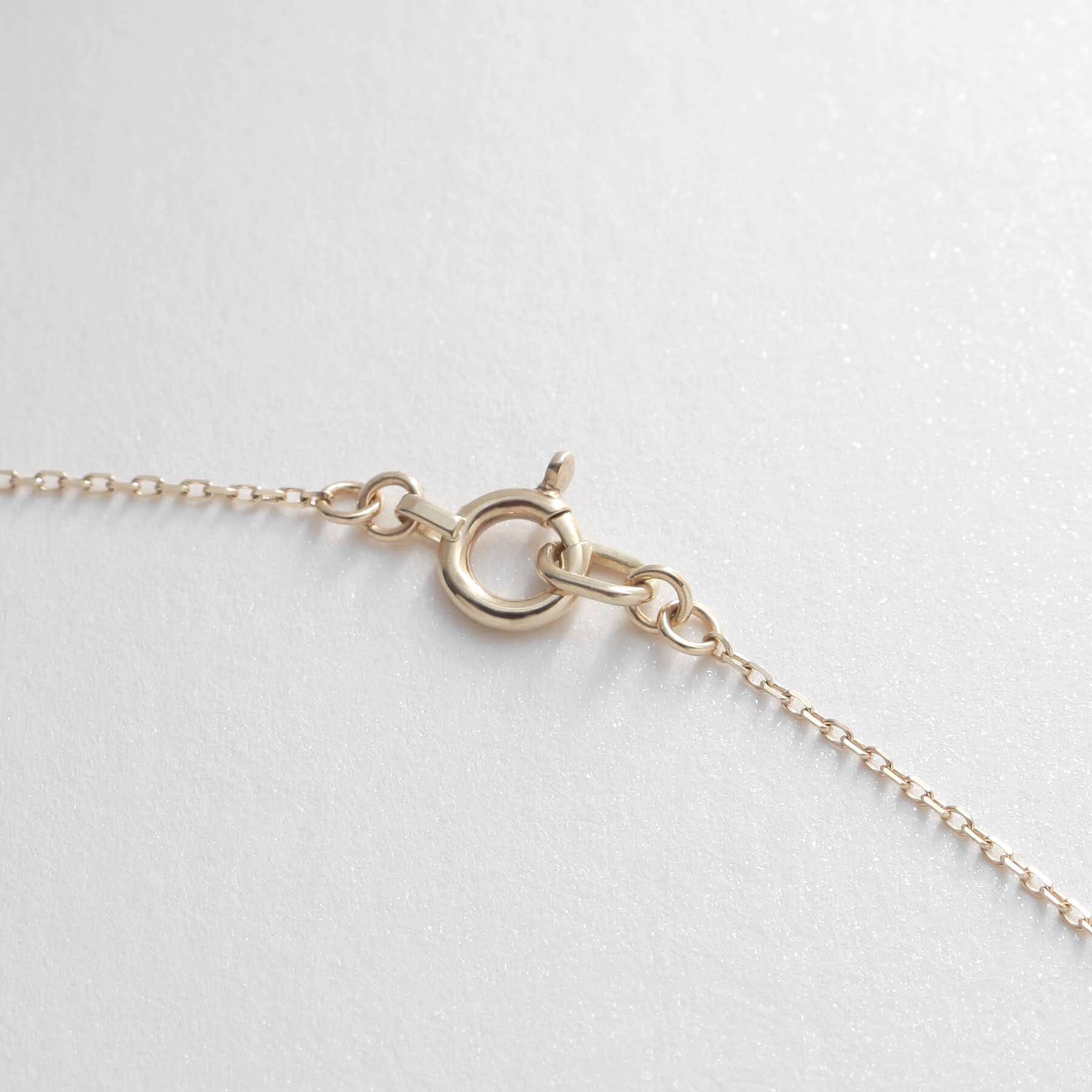 COCOSHNIK「【WEB限定】K10イニシャルＥ ネックレス」|ネックレス|