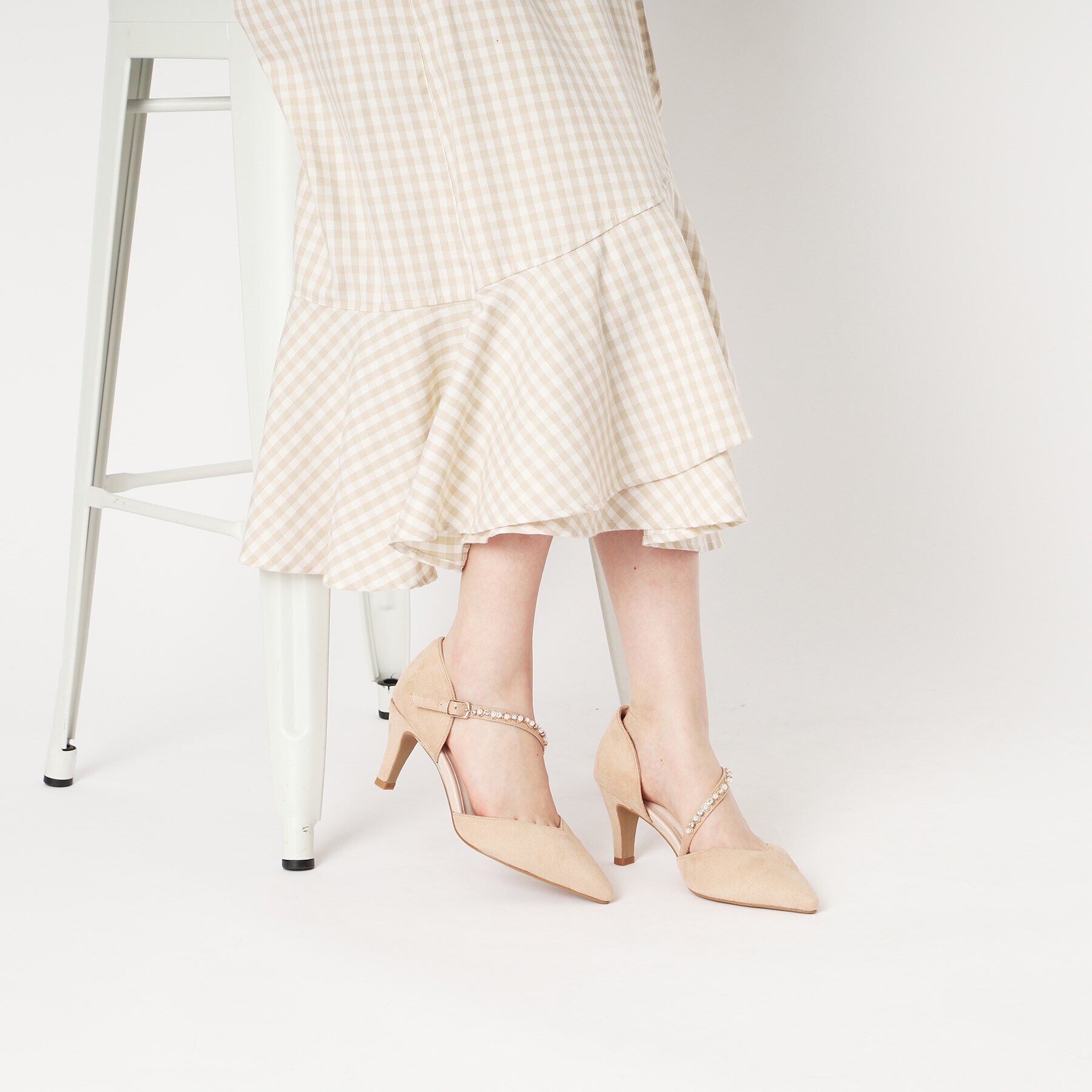 ESPERANZA「斜めストラップパンプス 結婚式二次会 パーティー 24SS」|パンプス|