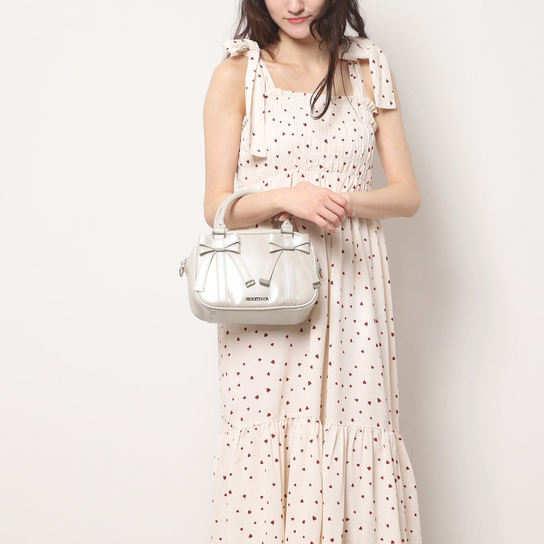 Ober Tashe「フロントリボン2WAY ミニボストン」|ショルダー・メッセンジャー|