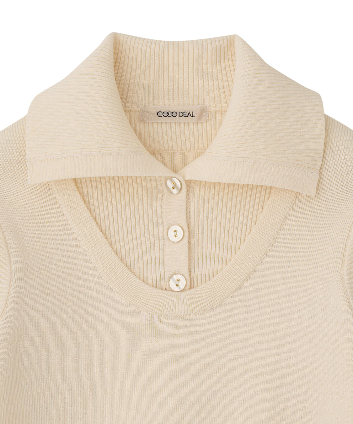 COCO DEAL「レイヤードデザインニット」|ニット・セーター|