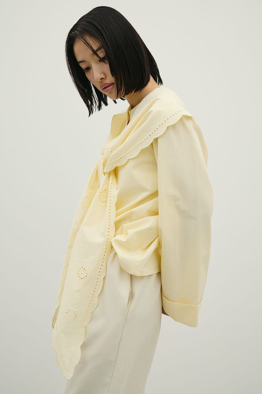 STYLEMIXER「カットワークカラーブラウス」|Tシャツ・カットソー|