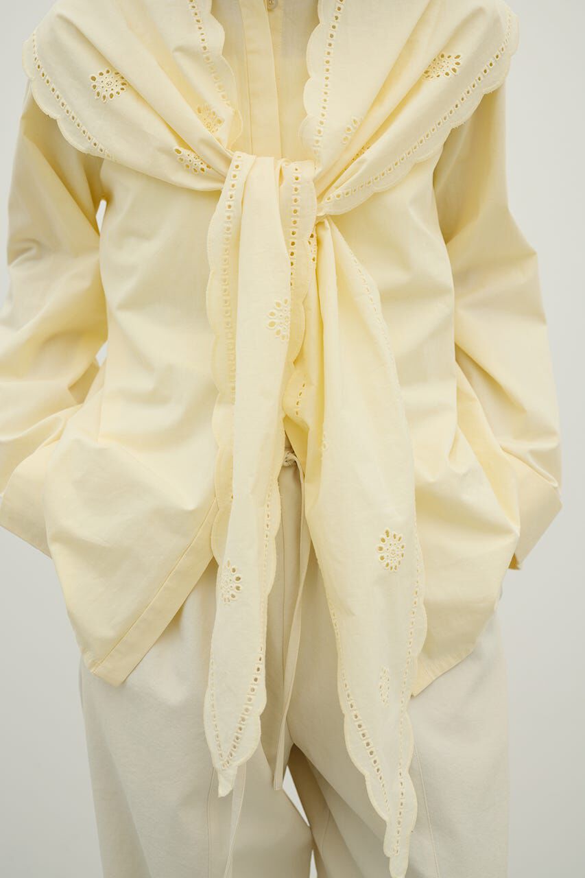 STYLEMIXER「カットワークカラーブラウス」|Tシャツ・カットソー|