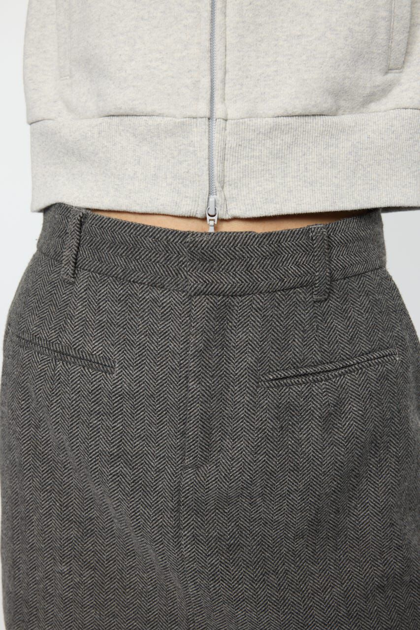 MOUSSY「CENTER PRESSED ミニスカート」|スカート|