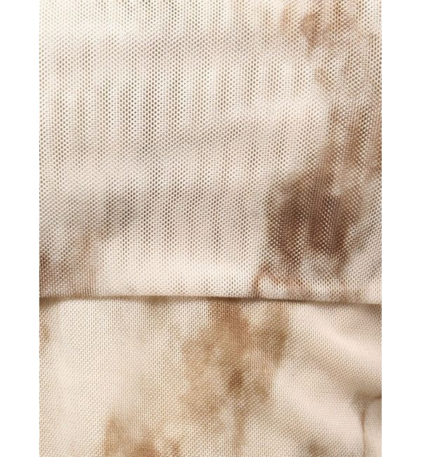 CALNAMUR「アブストラクトパターンチュールオフショル」|Tシャツ・カットソー|