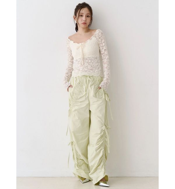 CALNAMUR「ギャザードロストパンツ」|その他|