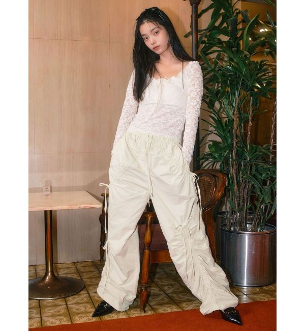 CALNAMUR「ギャザードロストパンツ」|その他|