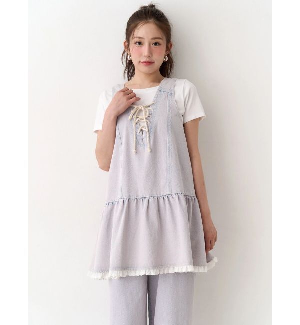 CALNAMUR「ウエストフリンジデニムパンツ」|その他|