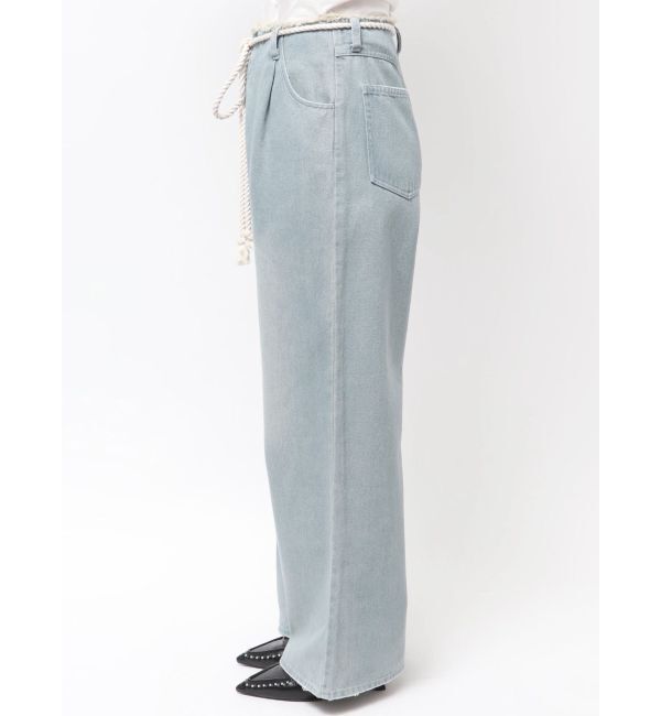 CALNAMUR「ウエストフリンジデニムパンツ」|その他|