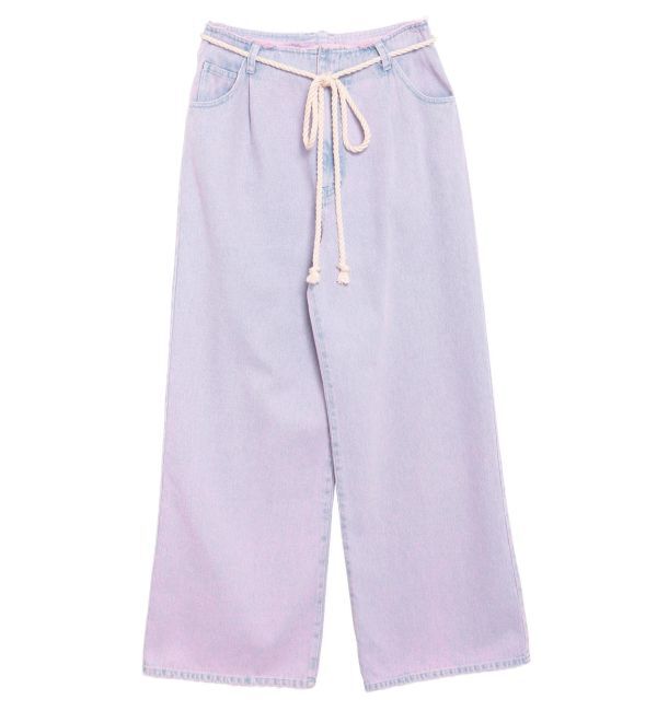 CALNAMUR「ウエストフリンジデニムパンツ」|その他|