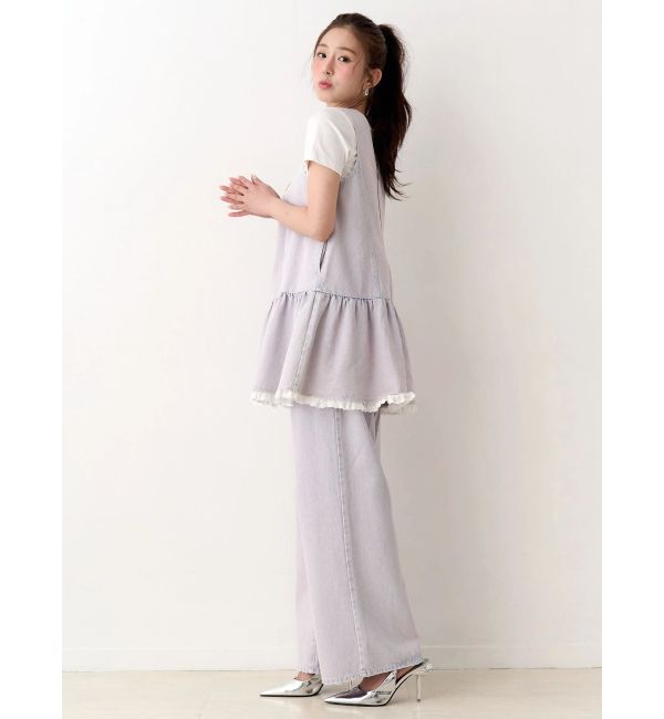 CALNAMUR「ウエストフリンジデニムパンツ」|その他|