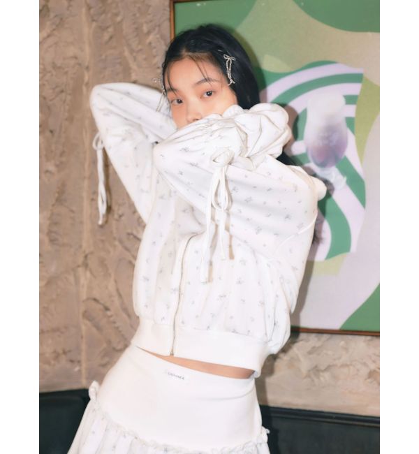 CALNAMUR「フロントジップオフショルスウェット」|Tシャツ・カットソー|