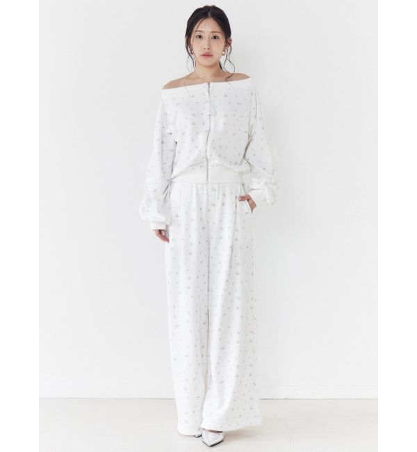 CALNAMUR「フロントジップオフショルスウェット」|Tシャツ・カットソー|