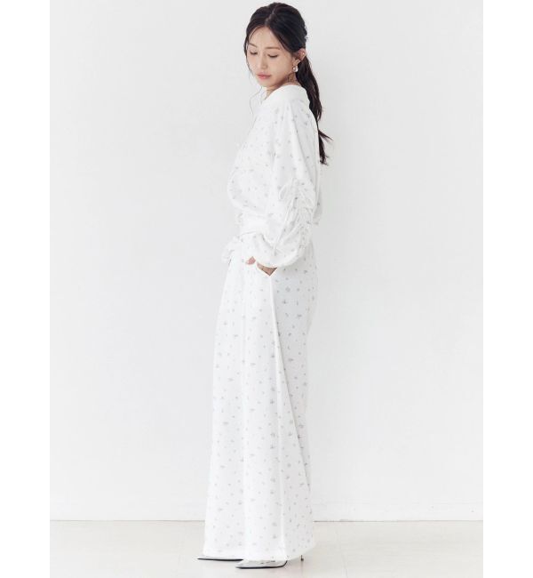 CALNAMUR「フロントジップオフショルスウェット」|Tシャツ・カットソー|