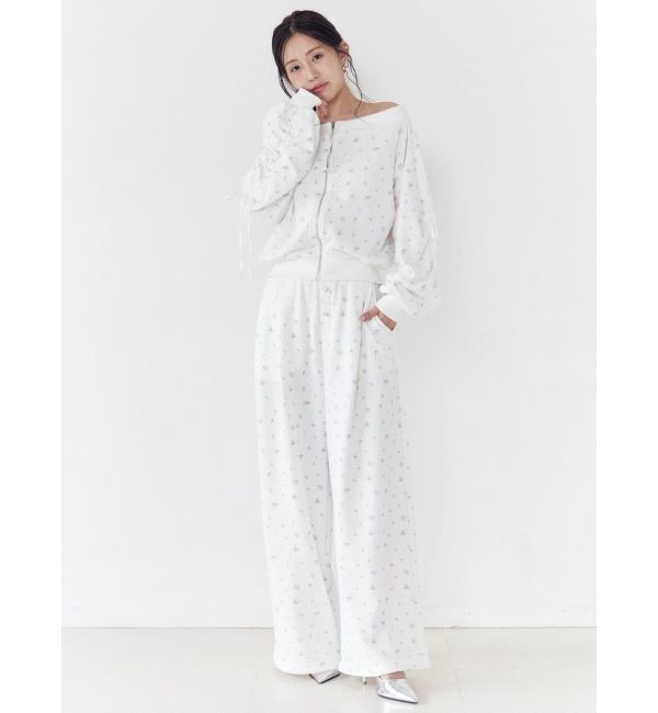 CALNAMUR「フロントジップオフショルスウェット」|Tシャツ・カットソー|