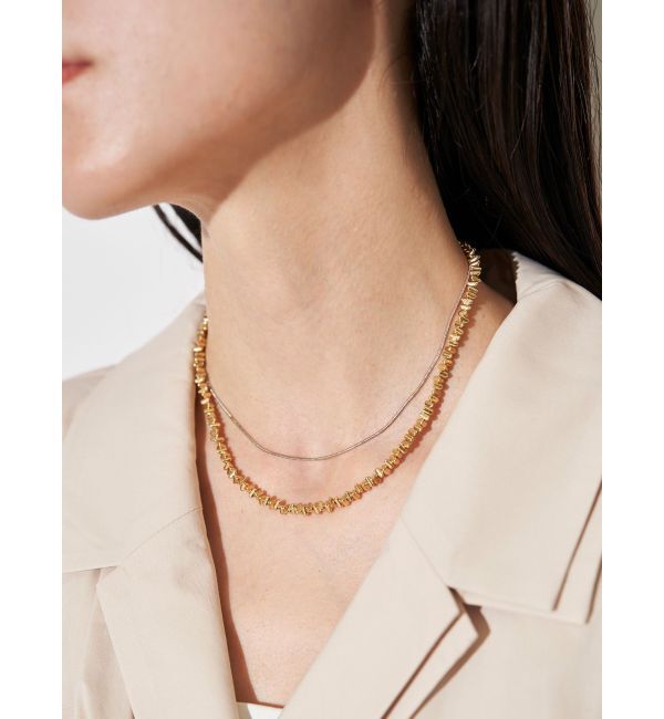 ELENDEEK「METAL BEADS NECKLACE」|ネックレス|