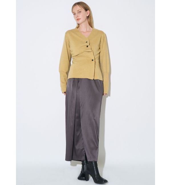 ELENDEEK「CROSS TUCK PENCIL SK」|スカート|