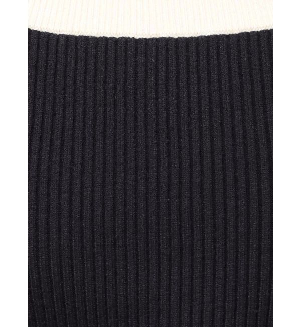 RESEXXY「スリーブレースアップバイカラーニットトップス」|ニット・セーター|