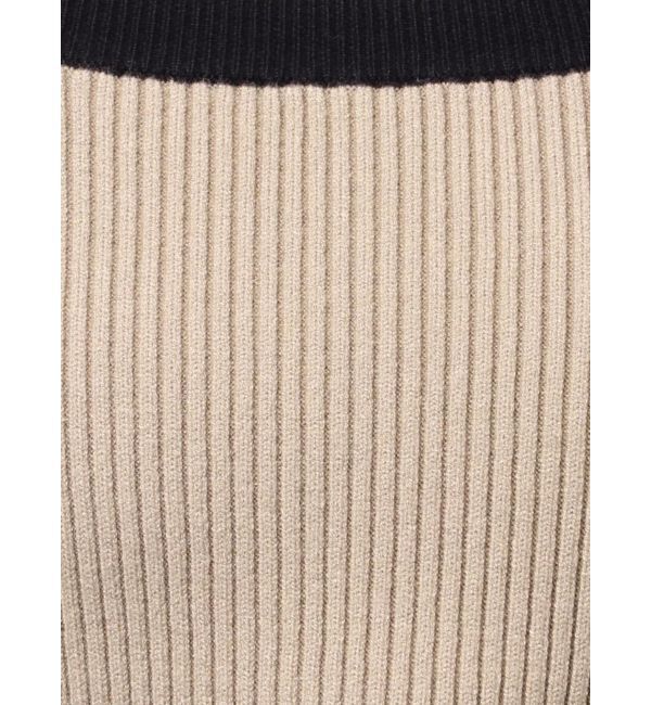 RESEXXY「スリーブレースアップバイカラーニットトップス」|ニット・セーター|