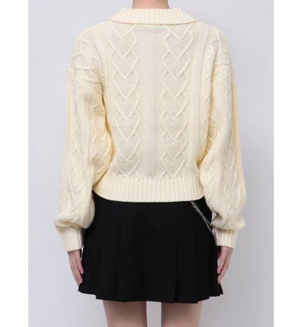 EMODA「スキッパーワイドハートニット」|ニット・セーター|