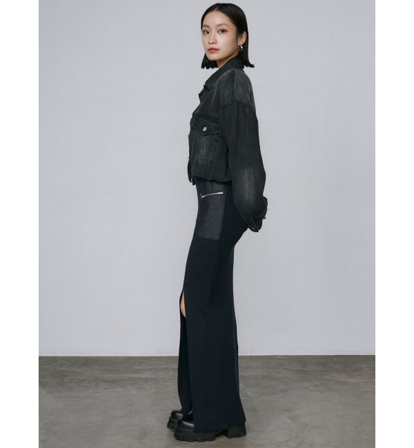 EMODA「ドッキングポケットリブワンピース」|ワンピース|