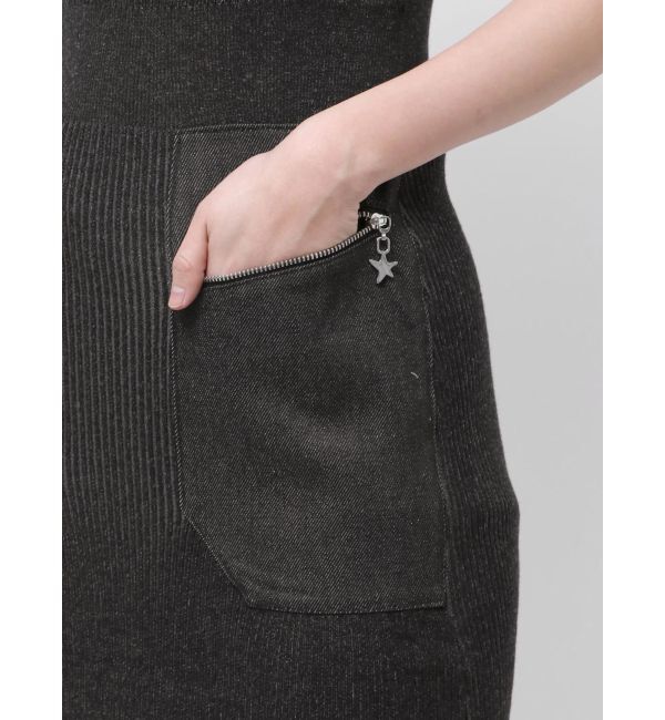 EMODA「ドッキングポケットリブワンピース」|ワンピース|